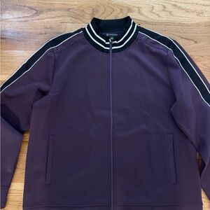 INC International Concepts Men's Purple and Black Performance Jacket